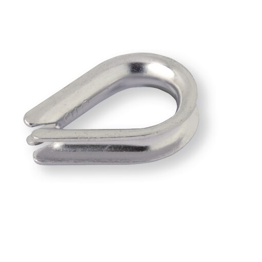 Seilkausche DIN6899 (Form BF) 3,5 mm verzinkt